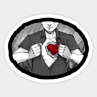 Broken Heart Sticker